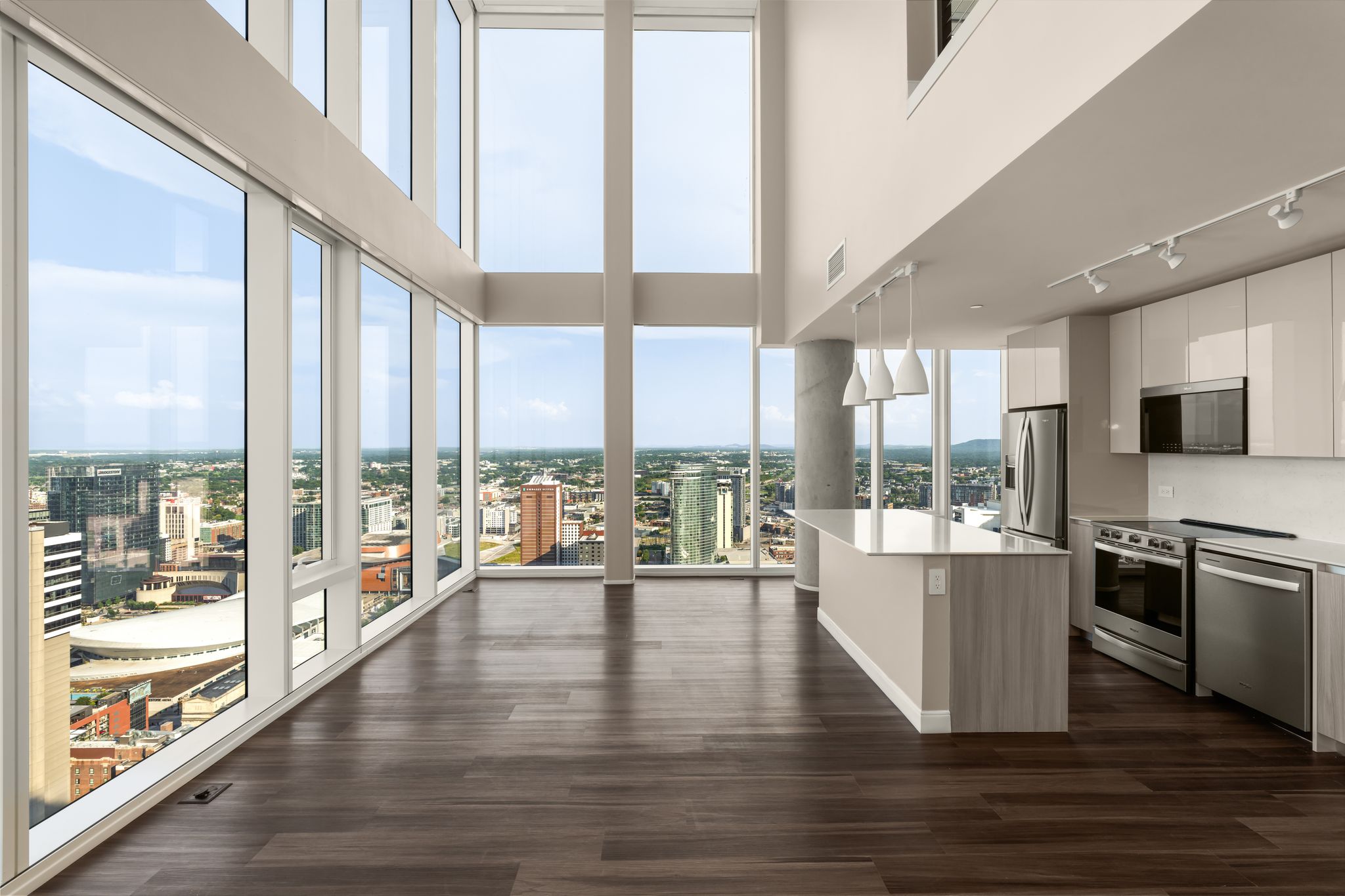 Penthouse living space